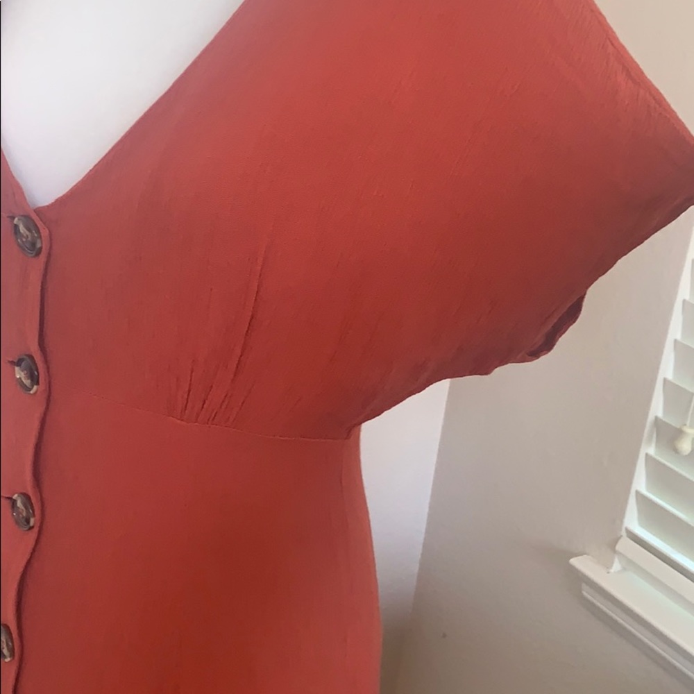 BP | Prairie Button Front Mini Dress - Picture 7 of 8